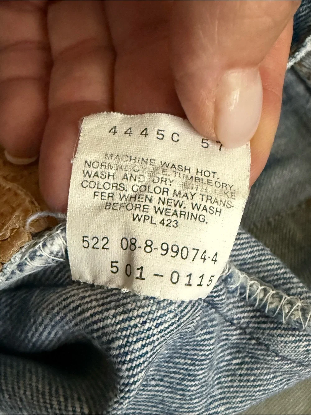 Vintage 1988 Levi's Men's 501 Straight Leg Jeans Classic Rinse Wash 33 X 30 USA